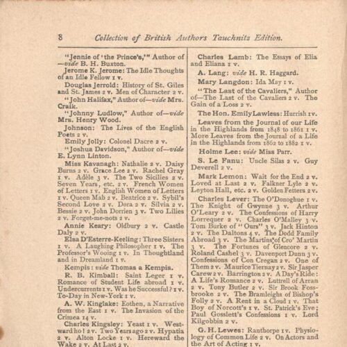 12 x 16.5 cm; [i]-vi p. + 310 p. + 15 appendix p., price of the book “1.60 M” on the spine of the book. P. [i] informatio